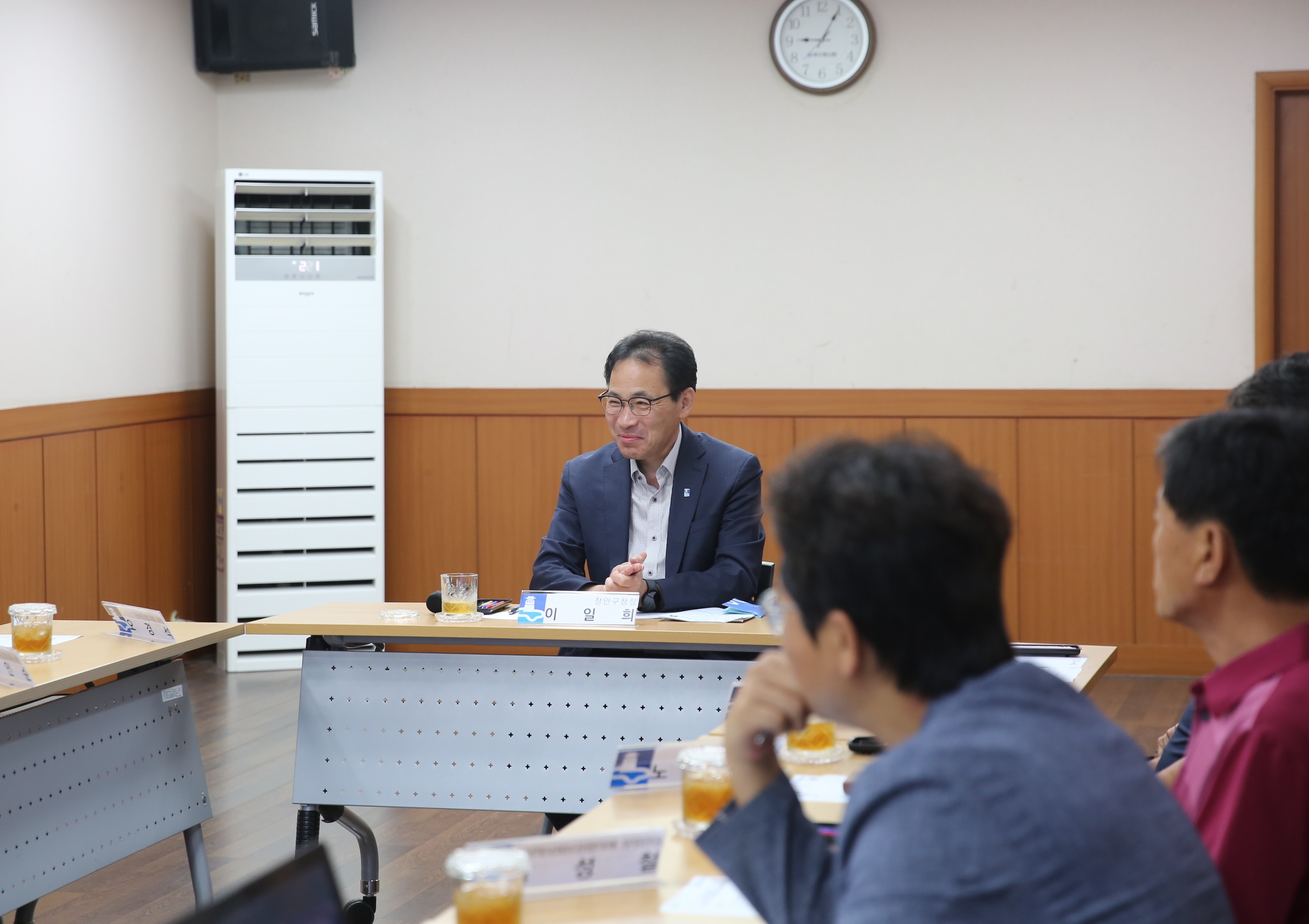 정자2동 단체장과의 간담회3번 사진